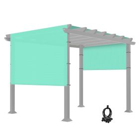 8X16FT Pergola Replacement Canopy Turquoise