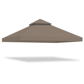 10x10ft 2T Tent Top Brown